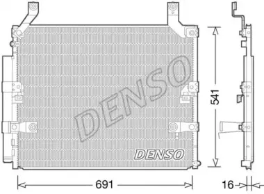 Конденсер кондиціонера DENSO купить