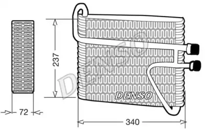 Испаритель, кондиционер DENSO купить