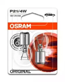7225-BLI2 OSRAM ЛАМПА P21/4W 12V 21W BAZ15d BLI STANDARD OSRAM купить
