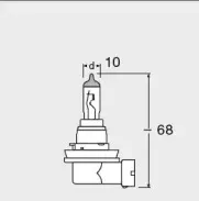 Лампа H16 OSRAM купить