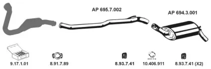 Система выпуска ОГ EBERSPÄCHER купить