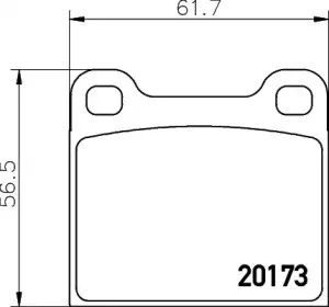 Комплект тормозных колодок, дисковый тормоз MINTEX купить