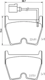 Комплект тормозных колодок, дисковый тормоз MINTEX купить