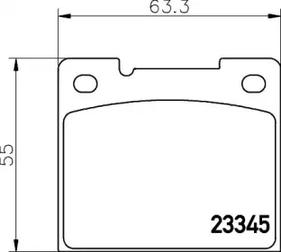 Комплект тормозных колодок, дисковый тормоз MINTEX купить