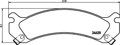 Комплект тормозных колодок, дисковый тормоз MINTEX купить