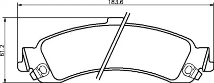 Комплект тормозных колодок, дисковый тормоз MINTEX купить
