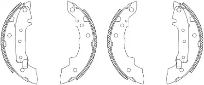 Комплект тормозных колодок MINTEX купить