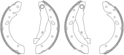 Комплект тормозных колодок MINTEX купить