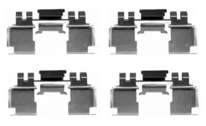 Комплектующие, колодки дискового тормоза MINTEX купить