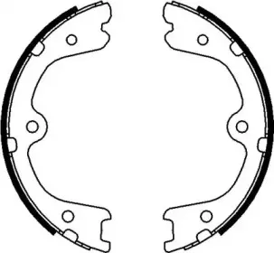 Комплект тормозных колодок, стояночная тормозная система MINTEX купить