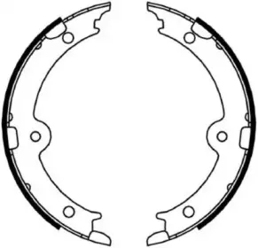 Комплект тормозных колодок, стояночная тормозная система MINTEX купить