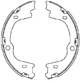 Комплект тормозных колодок, стояночная тормозная система MINTEX купить