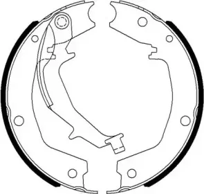 Комплект тормозных колодок, стояночная тормозная система MINTEX купить