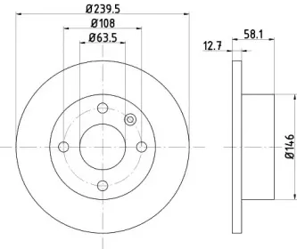 Тормозной диск MINTEX купить
