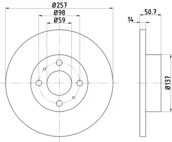Тормозной диск MINTEX купить