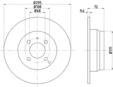 Тормозной диск MINTEX купить