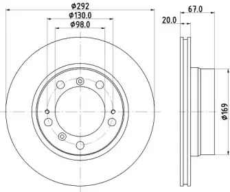 Тормозной диск MINTEX купить