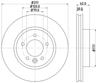 Тормозной диск MINTEX купить