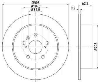 Тормозной диск MINTEX купить