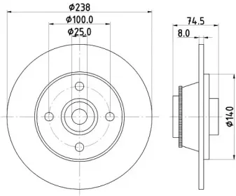 Тормозной диск MINTEX купить