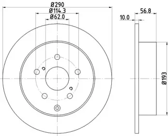 Тормозной диск MINTEX купить