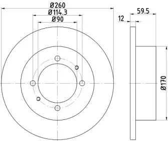 Тормозной диск MINTEX купить
