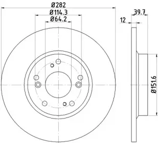 Тормозной диск MINTEX купить