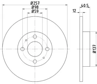 Тормозной диск MINTEX купить