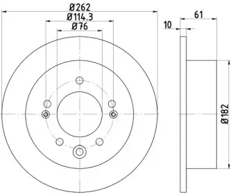 Тормозной диск MINTEX купить