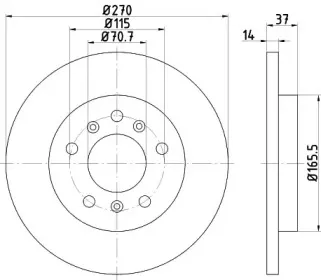 Тормозной диск MINTEX купить