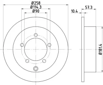 Тормозной диск MINTEX купить