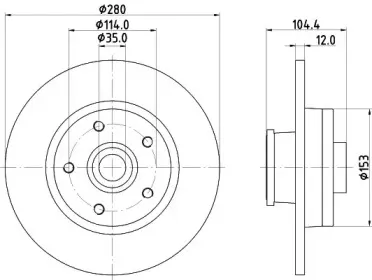 Тормозной диск MINTEX купить