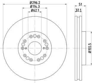 Тормозной диск MINTEX купить