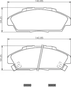 Комплект тормозных колодок, дисковый тормоз MINTEX купить