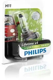 12362LLECOB1 (PHILIPS) H11 LongLife EcoVision 12V 55W PGJ19-2 Blst. 1 pc. PHILIPS купить
