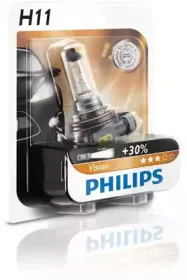 12362PRB1 (PHILIPS) H11 Vision 12V 55W PGJ19-2 Blst. 1 pc. PHILIPS купить