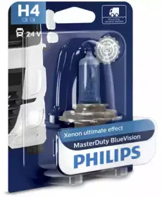 13342MDBVB1 (PHILIPS) H4 MasterDuty BlueVision 24V 75/70W P43t-38  Blst. 1 pc. PHILIPS купить