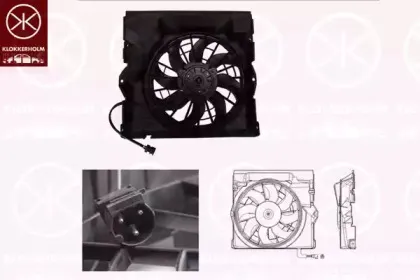 Вентилятор, охлаждение двигателя KLOKKERHOLM купить
