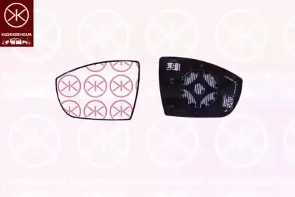 Зеркальное стекло, наружное зеркало KLOKKERHOLM купить