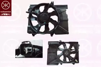 Вентилятор, охлаждение двигателя KLOKKERHOLM купить