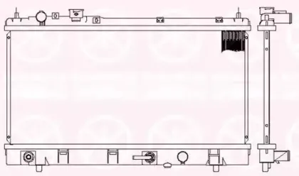 Радиатор, охлаждение двигателя KLOKKERHOLM купить
