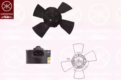 Вентилятор, охлаждение двигателя KLOKKERHOLM купить