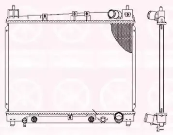 Радиатор, охлаждение двигателя KLOKKERHOLM купить