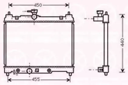 Радиатор, охлаждение двигателя KLOKKERHOLM купить