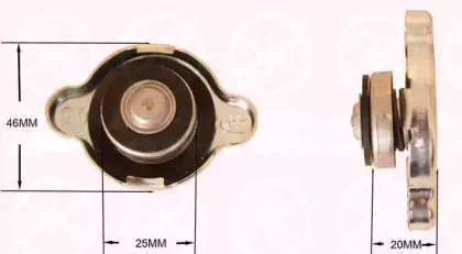 Крышка, радиатор KLOKKERHOLM купить