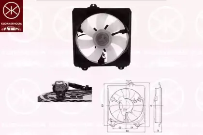 Вентилятор, охлаждение двигателя KLOKKERHOLM купить