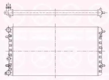 Радиатор, охлаждение двигателя KLOKKERHOLM купить