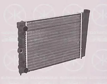 Радиатор, охлаждение двигателя KLOKKERHOLM купить