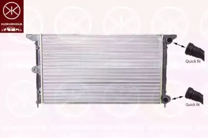 Радиатор, охлаждение двигателя KLOKKERHOLM купить