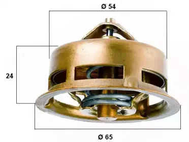 Термостат, охлаждающая жидкость WAHLER купить
